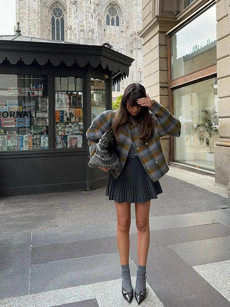 Emery Plaid | Coat