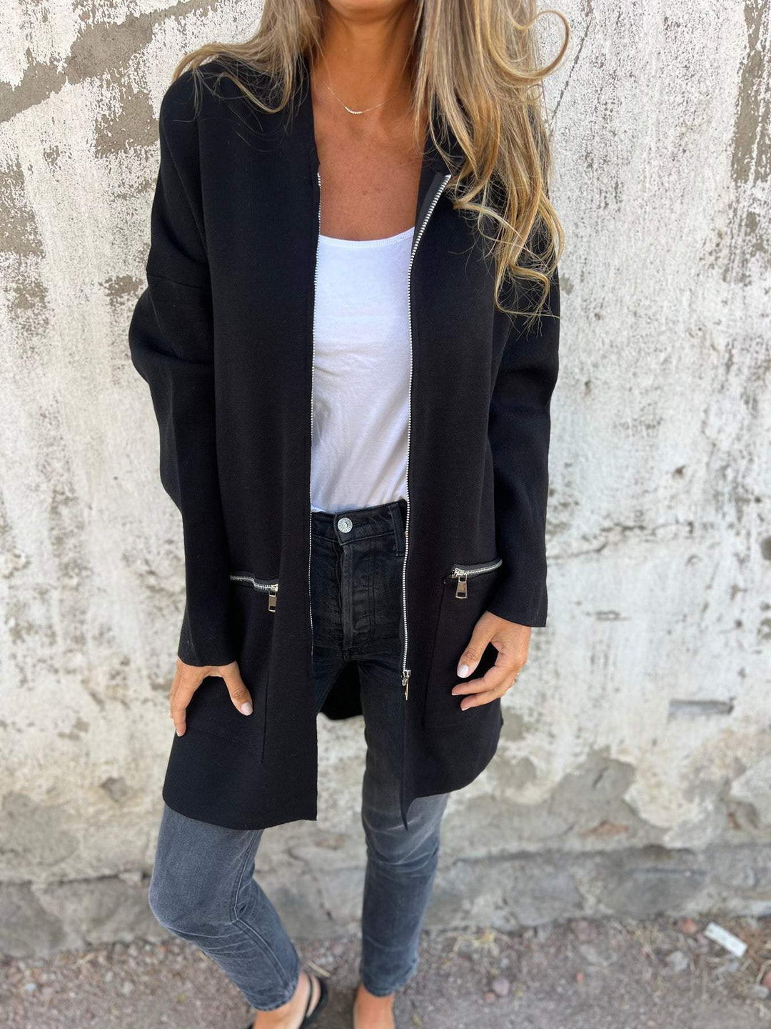 Karen | Zip-up Cardigan