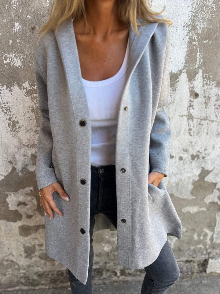 Emma | Snap Button Hooded Jas