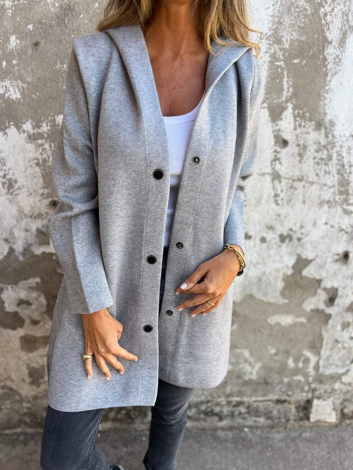 Emma | Snap Button Hooded Jas